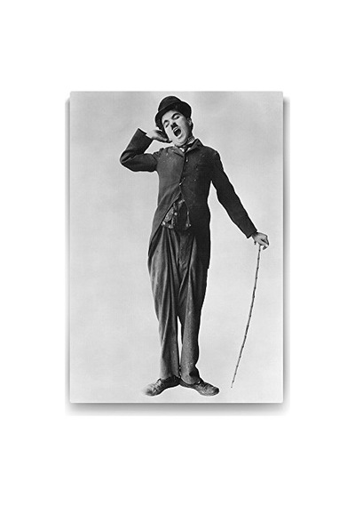 Charlie Chaplin Dikey Tablo - 80x125cm