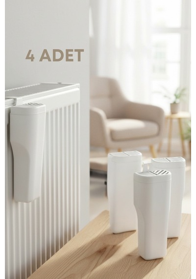 4 Adet Kalorifer Petek Suluğu, Oda Nemlendirici Kalorifer Suluğu, Radyatör Petek Deco Beyaz Tr Diğer