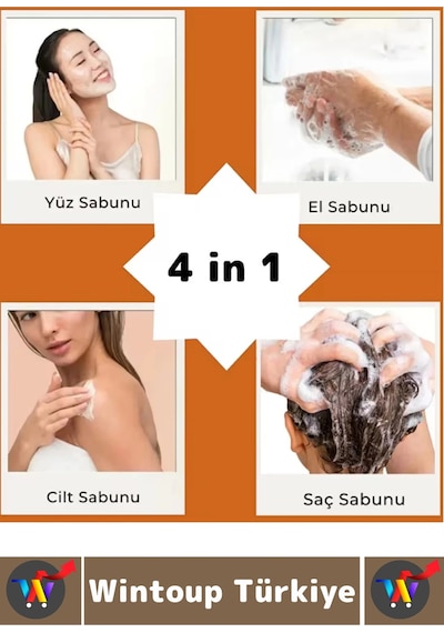 Katısabun %100 Doğal Bitkisel El Yüz Saç Vücut Cilt İçin Organik Papatya Sabunu 120 Gram Karışık