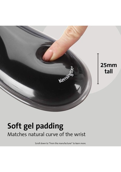 Kensington 62402 Duo Bilek Destekli Memory Foam Fare Pedi, Kırmız