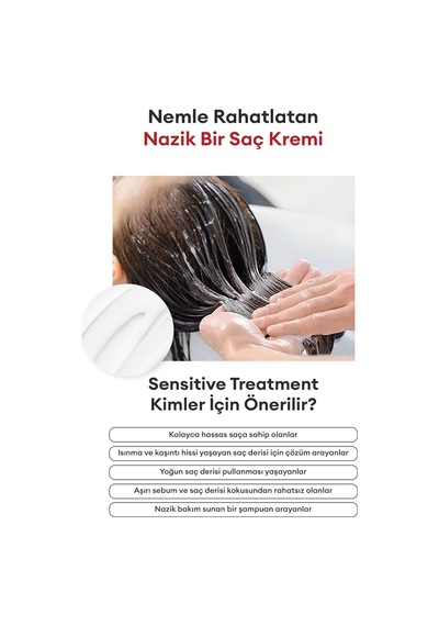 Hassas Saçlar İçin Nazik Bakım Sağlayan Saç Kremi Mılk Baobab Sensitive Treatment Damask Rose