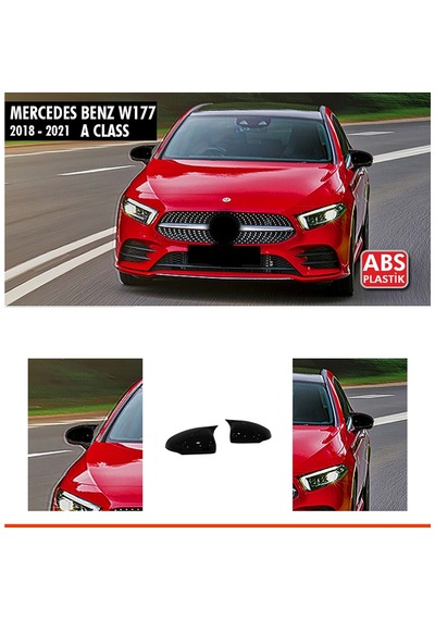 Mercedes Benz A Class W177 / 2018-2021 Uyumlu Batman Yarasa Ayna Kapağı