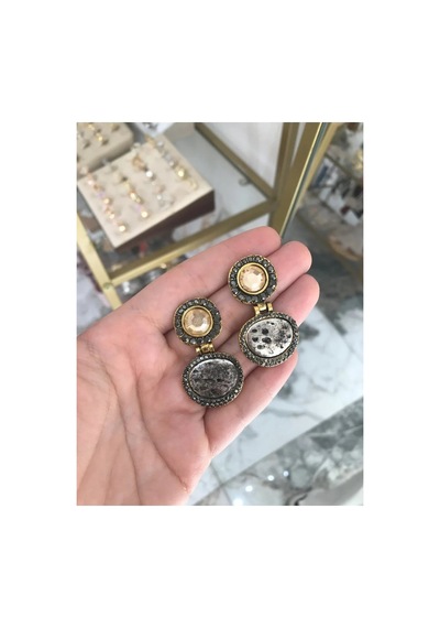 Tasarım Özel Seri Küpe Çok Renkli
