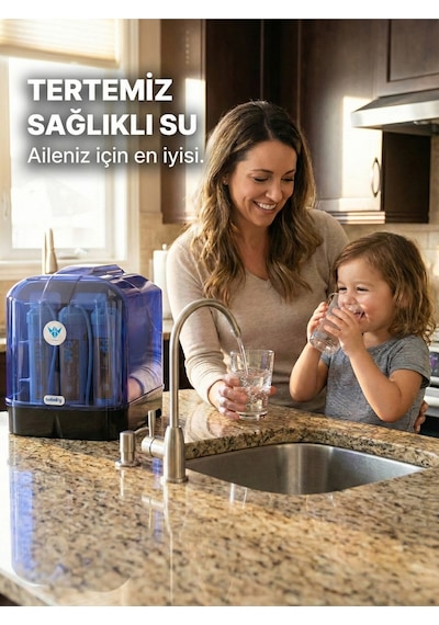 Aliwa 3.2 Pompasız Tezgah Altı Su Arıtma Cihazı 12 Litre Kapasiteli Sessiz Ve Ekonomik Çözüm