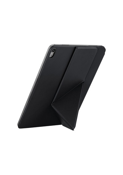 İpad Air 13 2025 M3 Uyumlu Pitaka Folio 3 Kalem Bölmeli Standlı Kılıf Siyah Kapaklı Kılıf