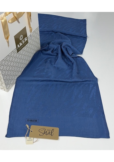 Aker Lyocell Naia Nehir Şal 6070700 İndigo Mavi