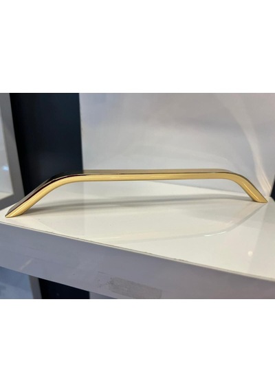 Şahin Metal Kulp 192mm Altın Dolap Kapak Modern Tv Ünite Çekmece Mobilya Komidin Vestiyer Altın