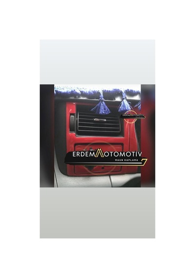 Ford Transit Jumbo 2006-2013 Ful Set Kırmızı Renk Torpido Konsol Maun Kaplama Seti Kırmızı
