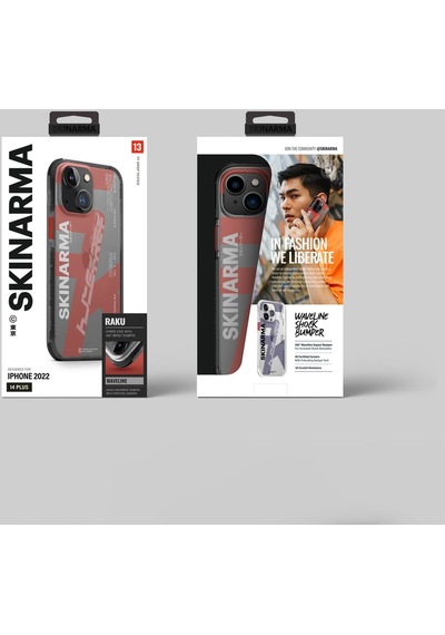 Apple Uyumlu iPhone 14 Kılıf Skinarma Şeffaf Airbag Tasarımlı Raku Kapak