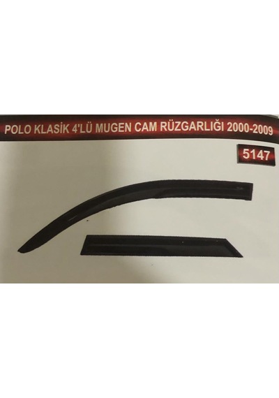 Volkswagen Polo Klasik 4'Lü Mugen Cam Rüzgarlık Seti