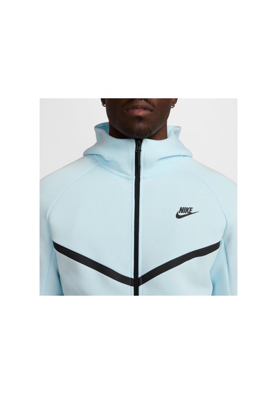 Nike Tech Fleece Fz Windrunner Hoodie Erkek Lacivert Sweatshirt Mavi
