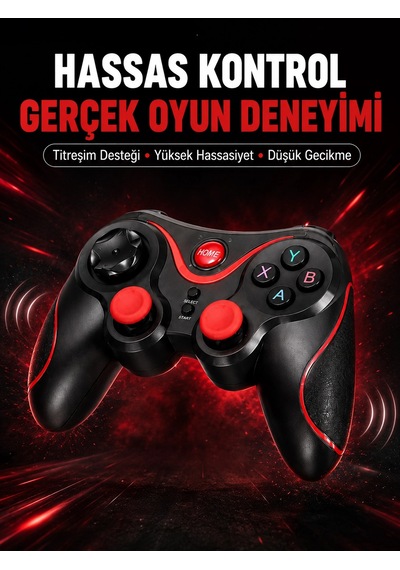 Mey İthalat Profesyonel Kablosuz Gamepad Çoklu Cihaz Desteği 68124292