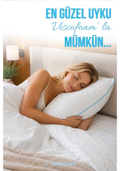 2 Adet Blue Comfort 1000 Gr Elyaf Yastık 50x70 Cm Beyaz