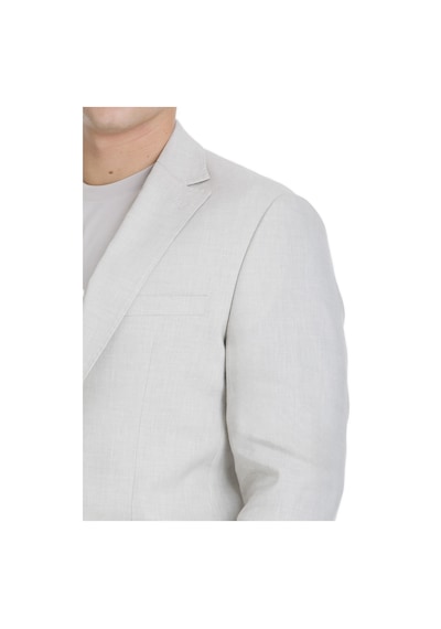 Hatemoğlu Bej Slim Fit Mono Yaka Keten Takım Elbise 29703 Bej Hatemoğlu Bej Slim Fit Mono Yaka Keten Takım Elbise 29703 Bej