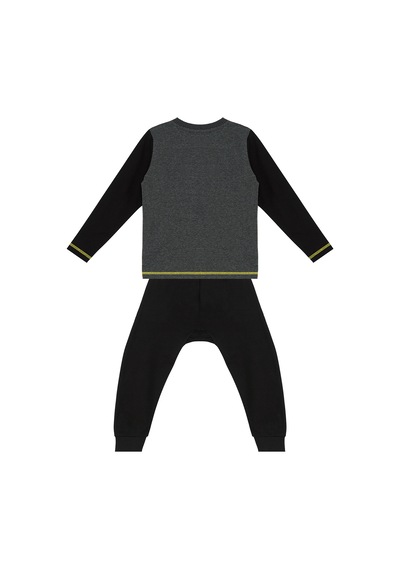 Denokids Be Brave Erkek Çocuk T-shirt Pantolon Takım Çok Renkli