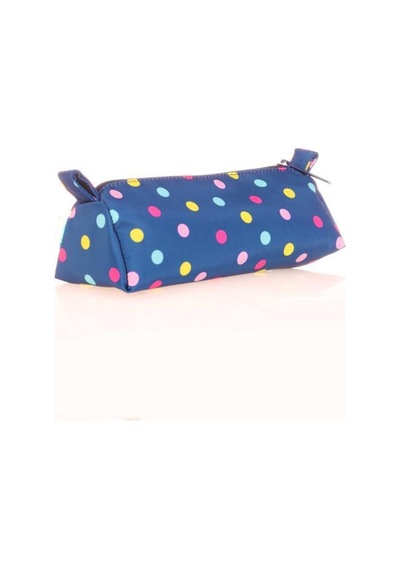 Kaukko Triangle Punch Kalem Çantası Navy Blue K2581