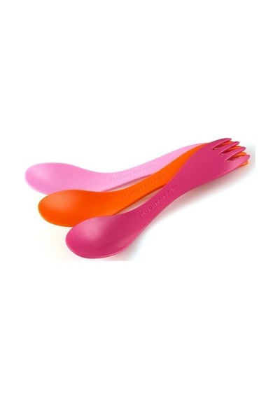 Light My Fire Spork Little 3'Lü Küçük Kaşık-Çatal Turkuaz-Mavi-Sarı Çok Renkli