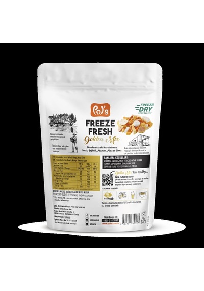 Freeze Fresh Dondurularak Kurutulmuş Golden Mix 20 Gr 20 G