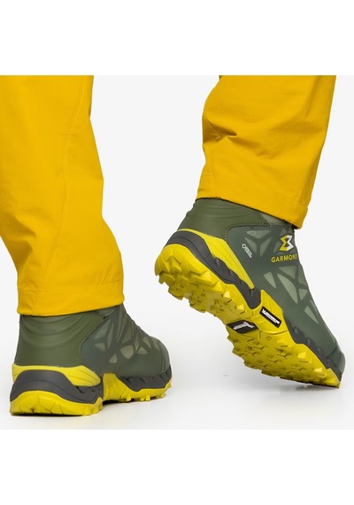 Garmont Italy 9.81 N Air G 2.0 Mid Goretex Michelin Taban Erkek Bot Green Olivine 002491 Yeşil-sarı Çok Renkli