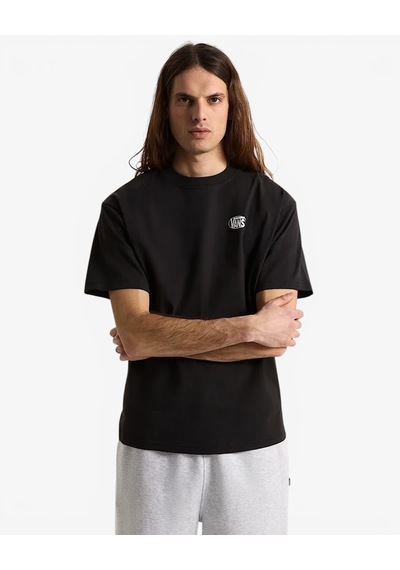 Vans Oval Logo Loose Ss Tee Erkek Siyah T-shirt - Vn0010fe