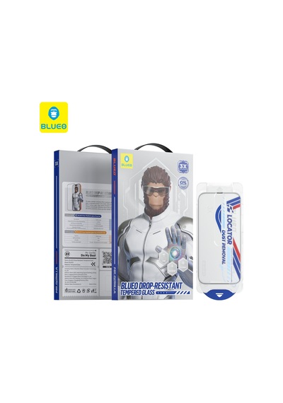 İphone 16 Pro Max /17 Pro Max Uyumlu Drop Resistant Uygulama Aparatlı Temperli Ar Cam Ekran Koruyucu