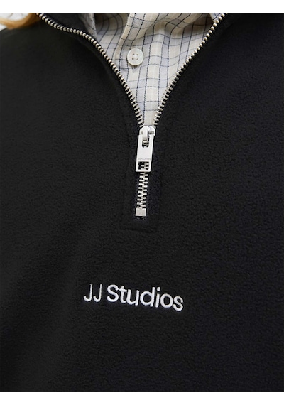 Jack & Jones Soho Erkek Siyah Sweatshirt 12279680-b Siyah