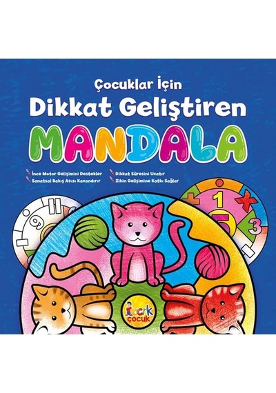 Çoçuklar İçin Dikkat Geliştiren Mandala