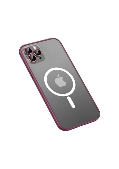 Apple Uyumlu iPhone 11 Pro Max Kılıf Zore Mokka Wireless Kapak Koyu Mor