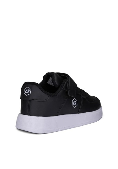 Zacoz Unisex Çocuk Spor Ayakkabı Cırt Cırtlı Hafif Rahat Günlük Okul Sneaker siyah