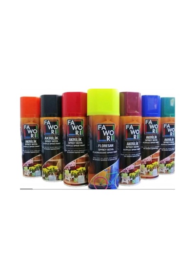 Fwr Akrilik Sprey 400ml Parlak Siyah