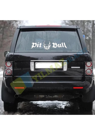 Pitbull Dog Kafa Oto Sticker Araba Yapıştırma Etiket