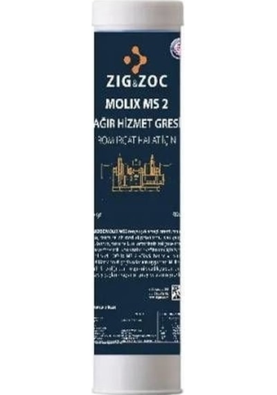 Zıg&zoc Molıx Ms 2 Ağır Hizmet Bom Ve Irgat Halatı Gresi 400 Gr Kartuş
