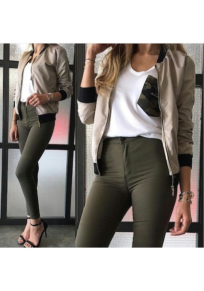 Simala Gabardin Kumaş Yüksek Bel Pantolon 90 Cm 4xlbel40cm Haki