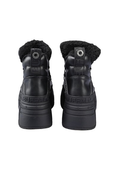 Oxford Klasik Kadın 1622608 Buffalo Gospher Hıke Mıd Pad - Vegan Nappa- Black Siyah
