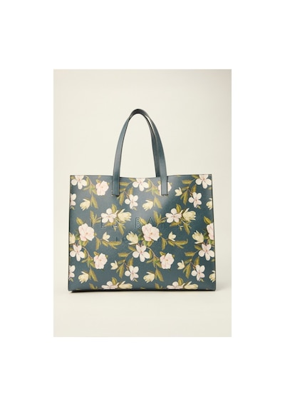3.1 Phillip Lim Lacivert Floral Desenli Küçük Çanta İle Tarzınızı Yansıtın 0233 Orangeblue Cat