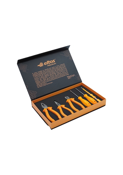 Premium Set Pense, Yankeski, Kargaburun, Kontrol Kalemi, 5x125 Yıldız Ve Düz Tornavida
