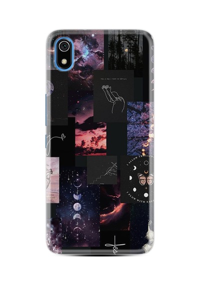 Xiaomi Redmi 7a Kılıf Boutique Baskılı Resimli Ay Pattern Pcode -030