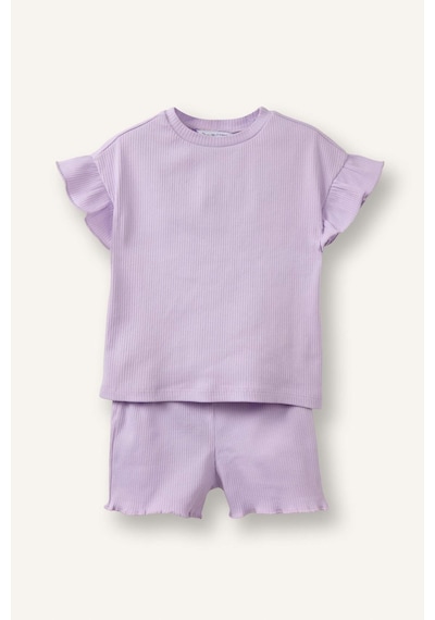 Defacto Fitilli Kaşkorse 2li Takım Kız Bebek H5482a526smpr67 Mor-pr67