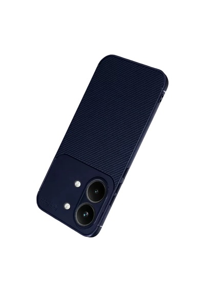Xiaomi Poco X8 Pro Max Auto Focus Karbon Kapak - Lacivert Standart
