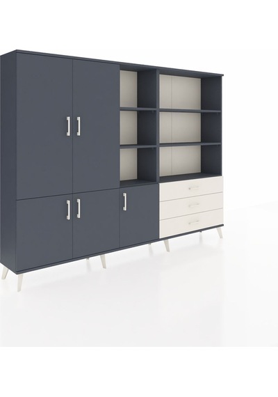 Arges Dolap 11 Raflı 3 Çekmeceli 5 Kapaklı 220x30x163 Antrasit-antrasit/aytaşı Antrasıt/aytası - Antrasıt Arges Dolap 11 Raflı 3 Çekmeceli 5 Kapaklı 220x30x163 Antrasit-antrasit/aytaşı Antrasıt/aytası - Antrasıt