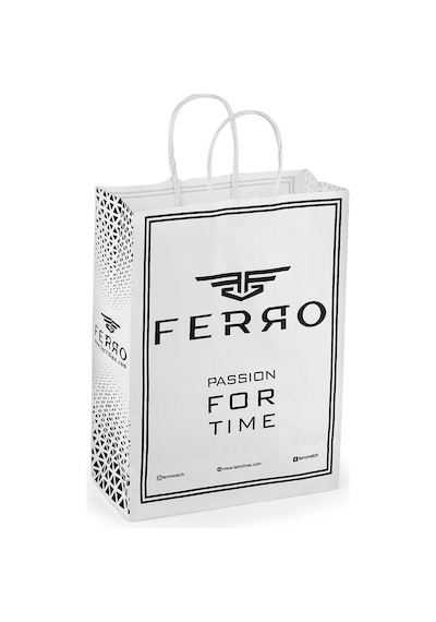 Ferro Gümüş Çelik Ve Deri Erkek Bileklik Frj10156a-a 2 Yıl Garantili Hediye Paketli Gümüş