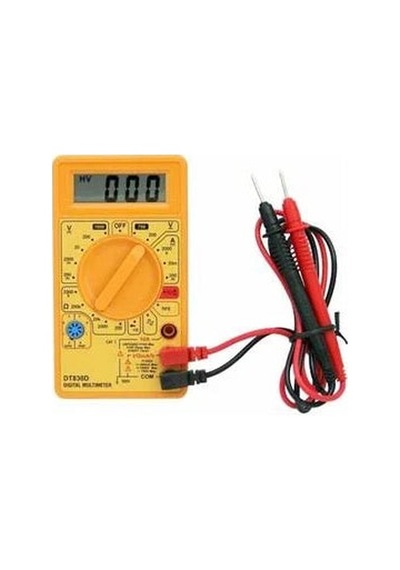 Dt830d Buzzerlı Dijital Multimetre Pil Hediyeli