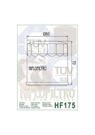 Hiflo Hf175 2018-2020 Harley-Davidson Uyumlu Street Rod Yağ Filtresi