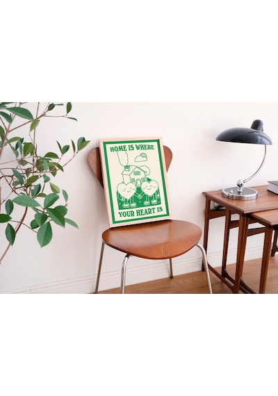 Minimalist Ev, Sevimli Ev Dekorasyonu Hediyesi, Yazdırılabilir Poster, Retro Estetik Baskılar