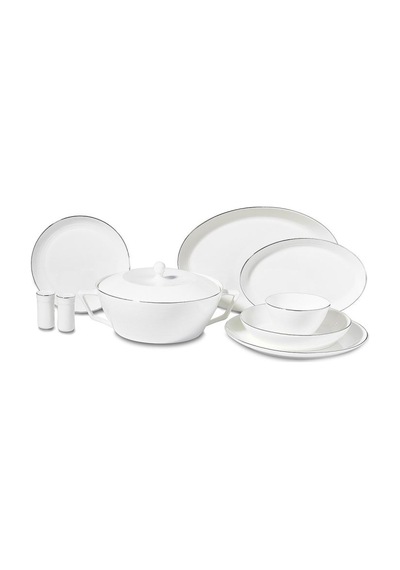Korkmaz Lines Collection 58 Parça Platin Yemek Takımı A8264