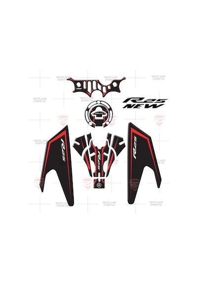 Power Black R25 Tank Pad Seti New Design 2019