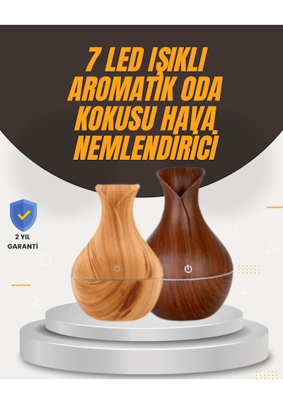 Hubrendy Tekno Aromaterapi Özellikli Ultrasonik Taşınabilir Oda Ve Ofis Nemlendirici