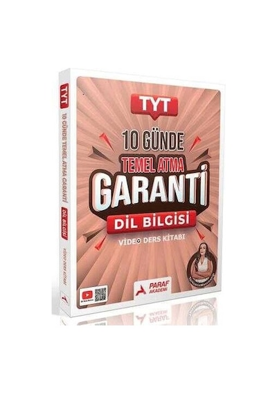 Paraf Z Takımı Tyt Dil Bilgisi 10 Günde Temel Atma