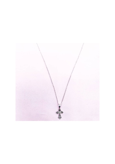 Oriental Kuyumculuk Jewellery Taşsız Küçük Gümüş Haç Kolye Gümüş