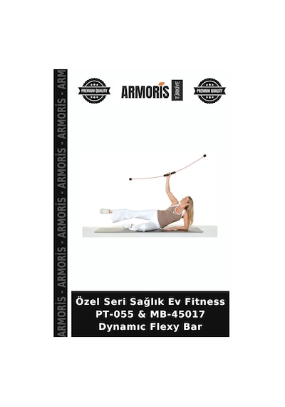 Özel Seri Sağlık Ev Fitness Pt-055 & Mb-45017 Dynamıc Flexy Bar Çok Renkli